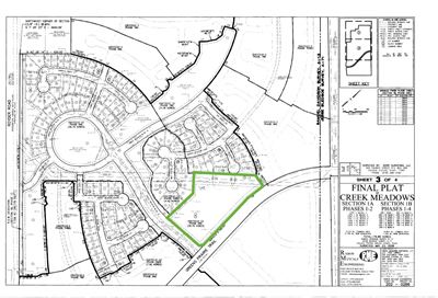 5.65 AC - Creek Meadows Development