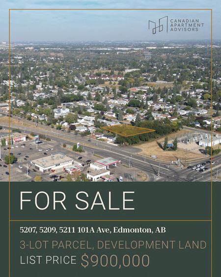 VacantLand space for Sale at 5207, 5209, 5211 - 101A Ave in Edmonton
