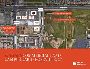 QSR/Retail Pad Site - 1.0ac - near SEC Blue Oaks Blvd & Roseville Pkwy