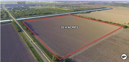 VacantLand space for Sale at Dicker Rd 35.4 AC and  35.8 AC in McAllen