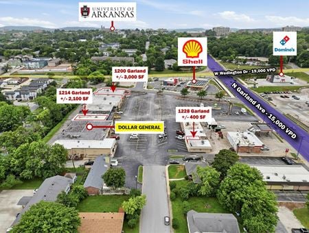 Retail space for Rent at 1200-1232 N Garland Ave in Fayetteville
