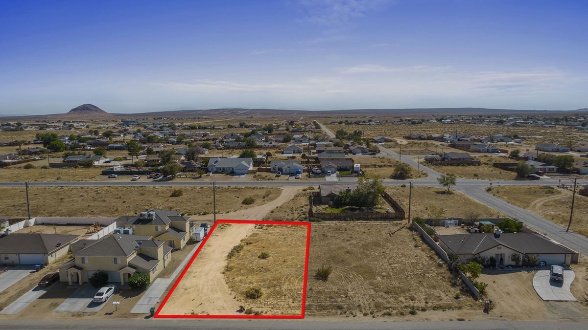 ±0.25 Acres of Level Land in California City