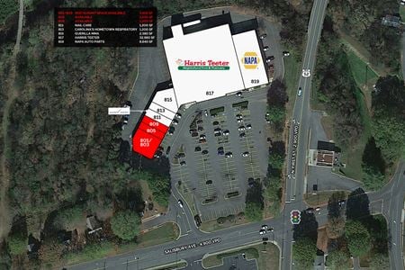 Retail space for Rent at 801-819 North First Street in Albemarle
