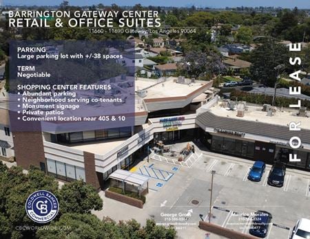 Retail space for Rent at 11660 Gateway Blvd in Los Angeles