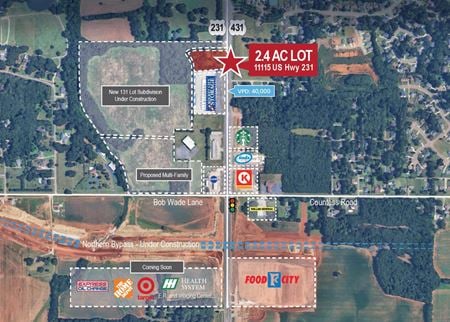 VacantLand space for Sale at 11115 U.S. 231 in Meridianville