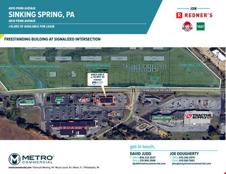 Retail space for Rent at 4810 Penn Avenue in Sinking Spring