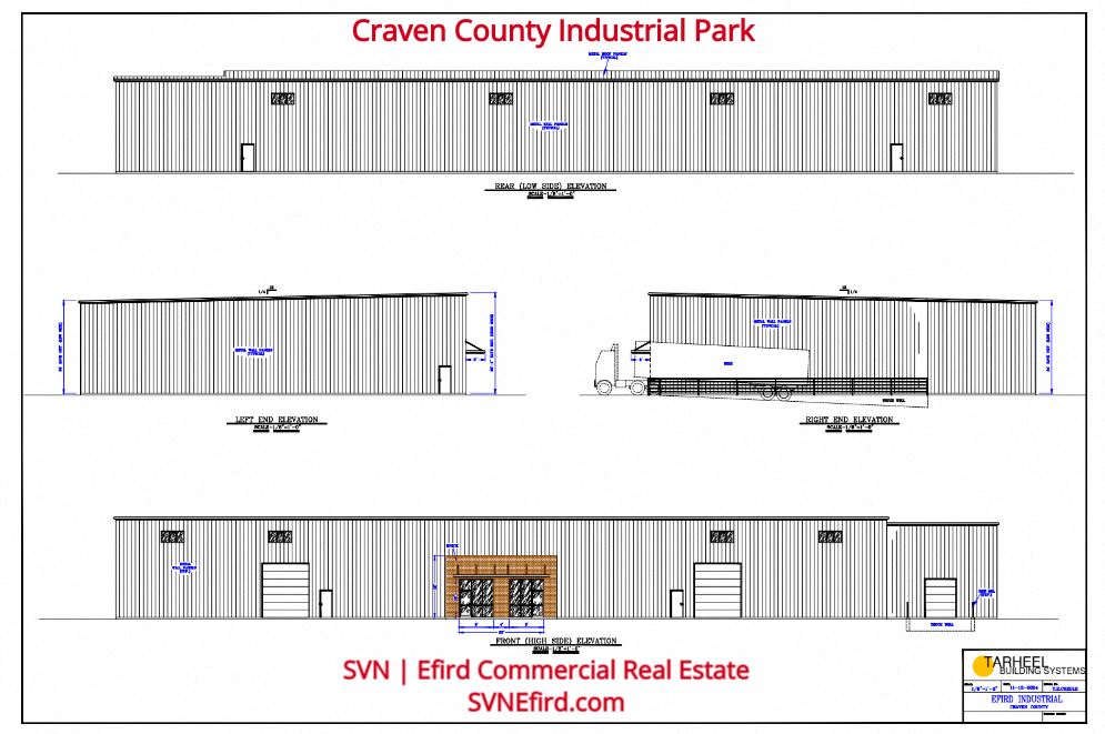 Craven County Industrial Park Flex Warehouses For Lease