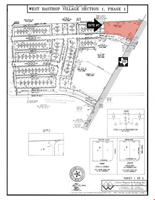 1.6 Acre Childcare Development Site in Adelton