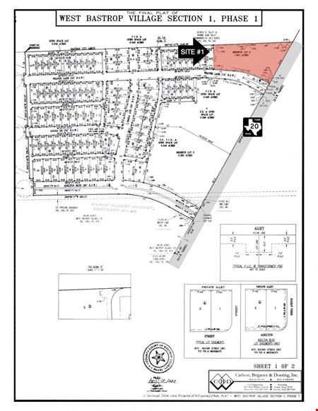 Photo of commercial space at NWC FM20 and Weaver in Bastrop
