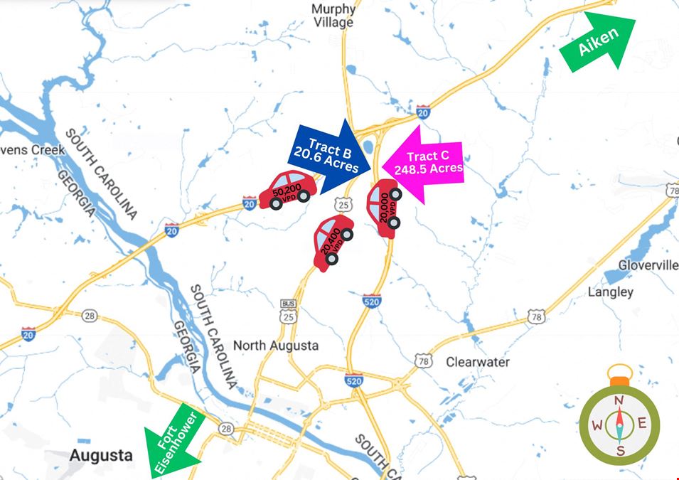 Tract C = 248.5 Development Acres