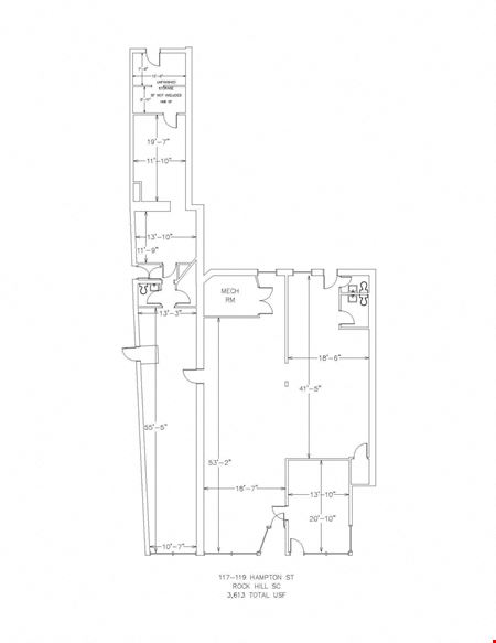 Office space for Rent at 117-119 Hampton St in Rock Hill