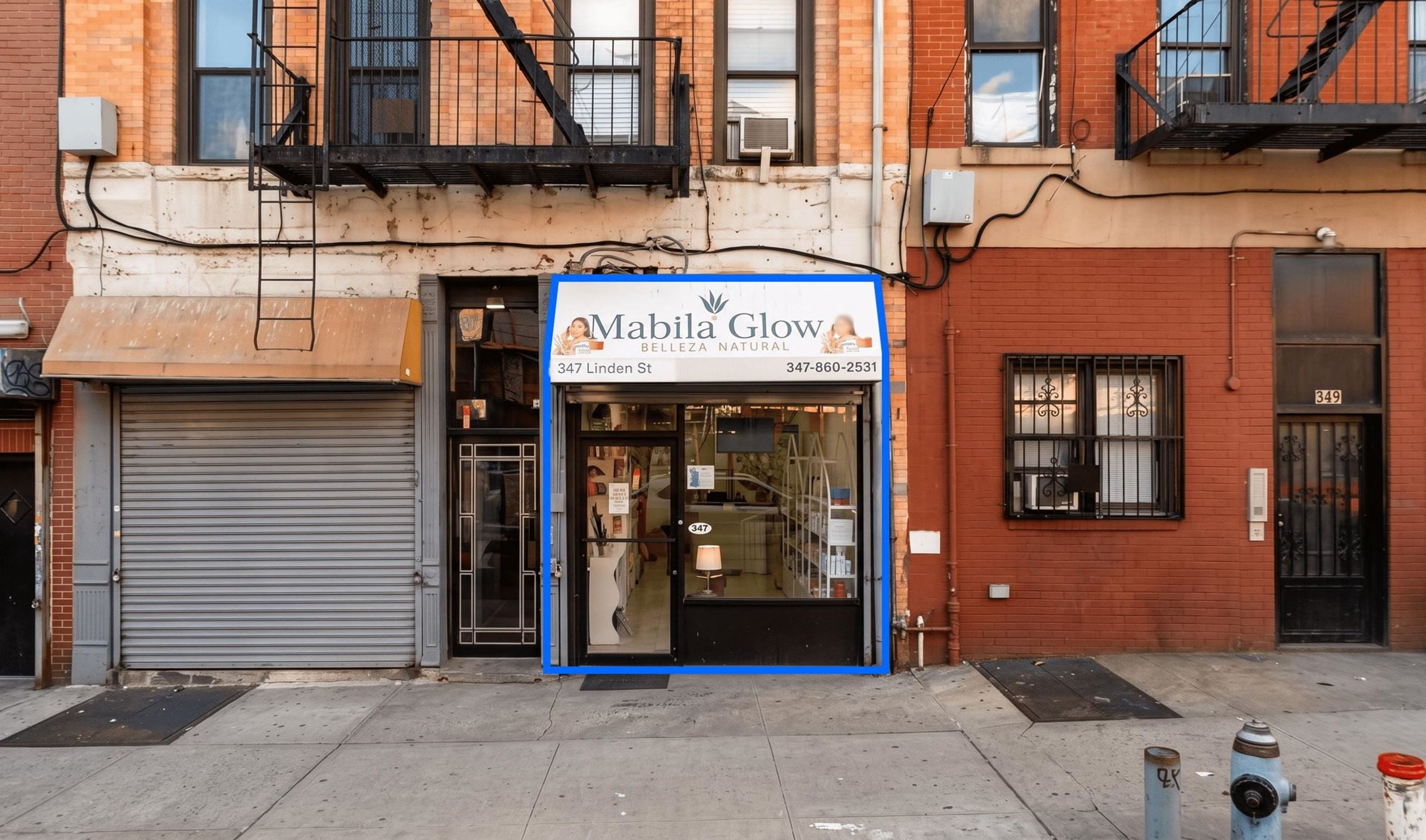 500 SF | 347 Linden Street | Retail Space with Glass Frontage for Lease