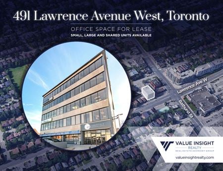 Office space for Rent at 491 Lawrence Avenue West in Toronto