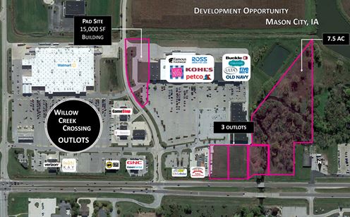 Willow Creek Crossing Outlots & Building Pad