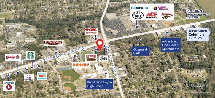 ±1,520 SF Office Building for Lease | Cayce, SC