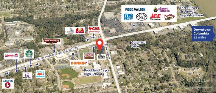 ±1,520 SF Office Building for Lease | Cayce, SC