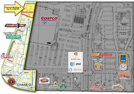 Retail space for Rent at NEC I-215 and Clinton Keith Road in Murrieta