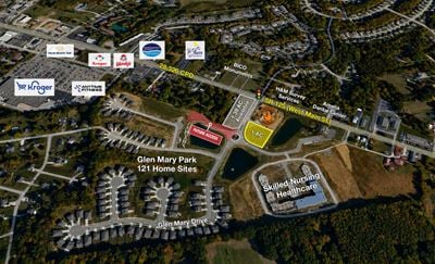 Lot behind Popeyes on Glen Mary Drive