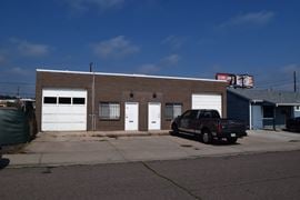 2,000 SF office warehouse unit with drive through 10'x10' doors