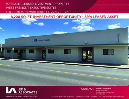 Office space for Sale at 1136-1148 W. Fremont Street in Stockton