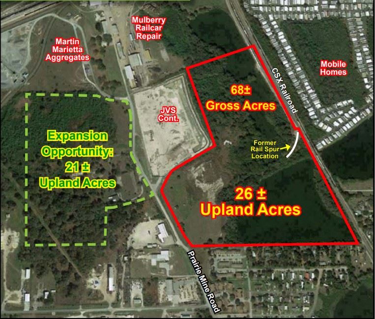 Heavy Industrial Land - Est. 26 Upland Acres
