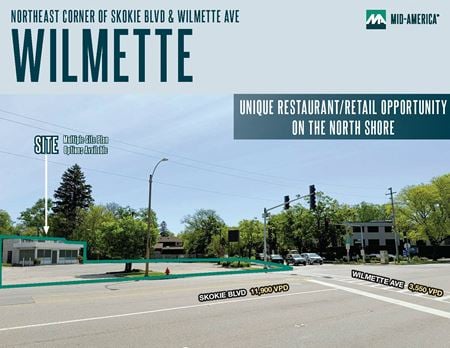 Retail space for Rent at 500 Skokie Blvd in Wilmette