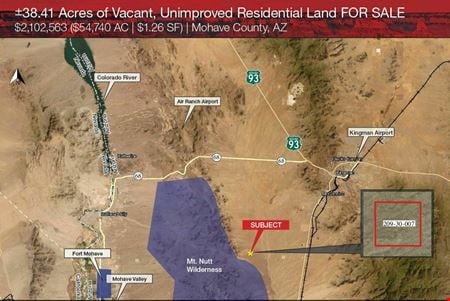 VacantLand space for Sale at ±38.41 AC Mohave County Land in Kingman