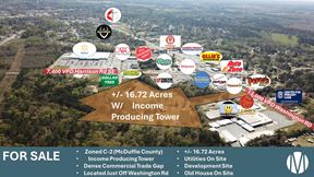 17 Acre Development Tract W/ Income Producing Tower