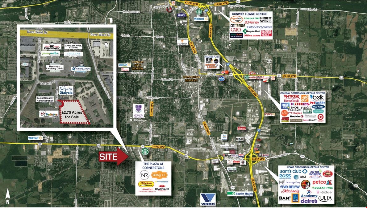 Prime Commercial Lot for Sale in Conway