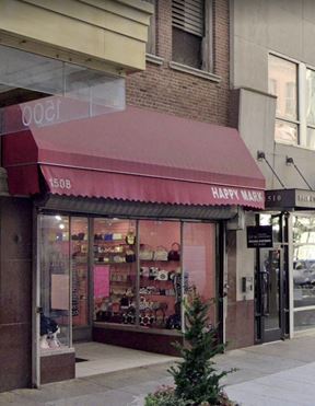2,300 SF | 1508 Chestnut St | Retail Space in Rittenhouse Square