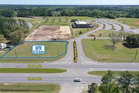 ±1.33 Commercial Acres on GA Hwy 21 - Springfield