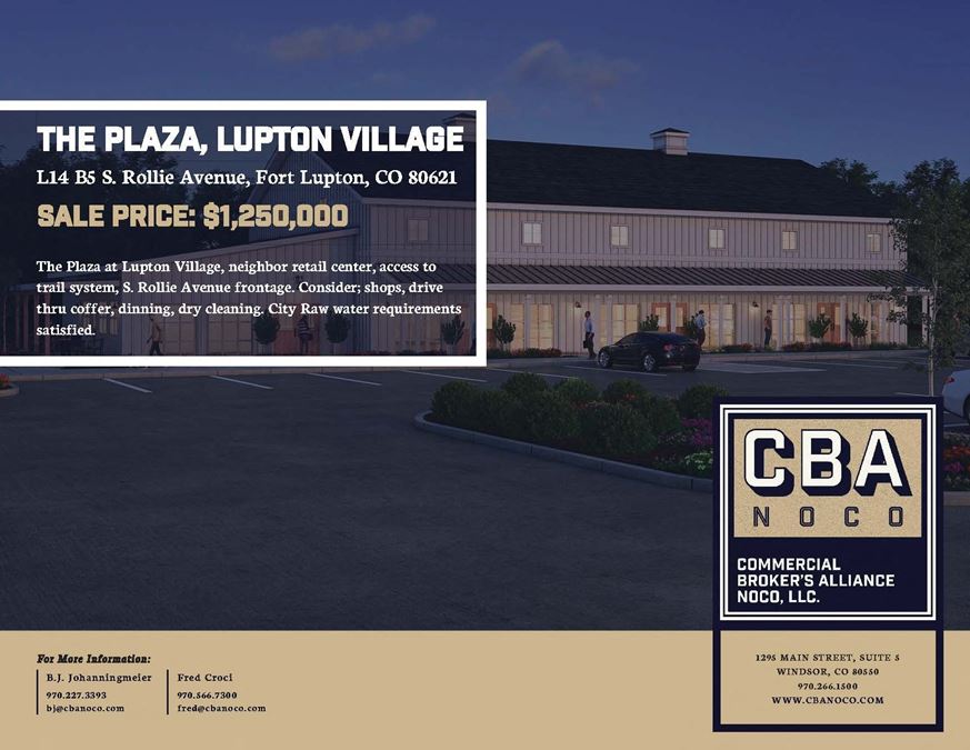 THE MARKETPLACE at LUPTON VILLAGE
