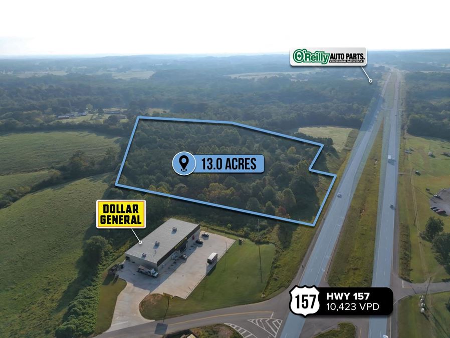 $1 Auction – 13 Acre Parcel | 10K VPD | Dollar General Adjacent | Vinemont, AL