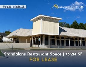 Standalone Restaurant Space | ±3,214 SF