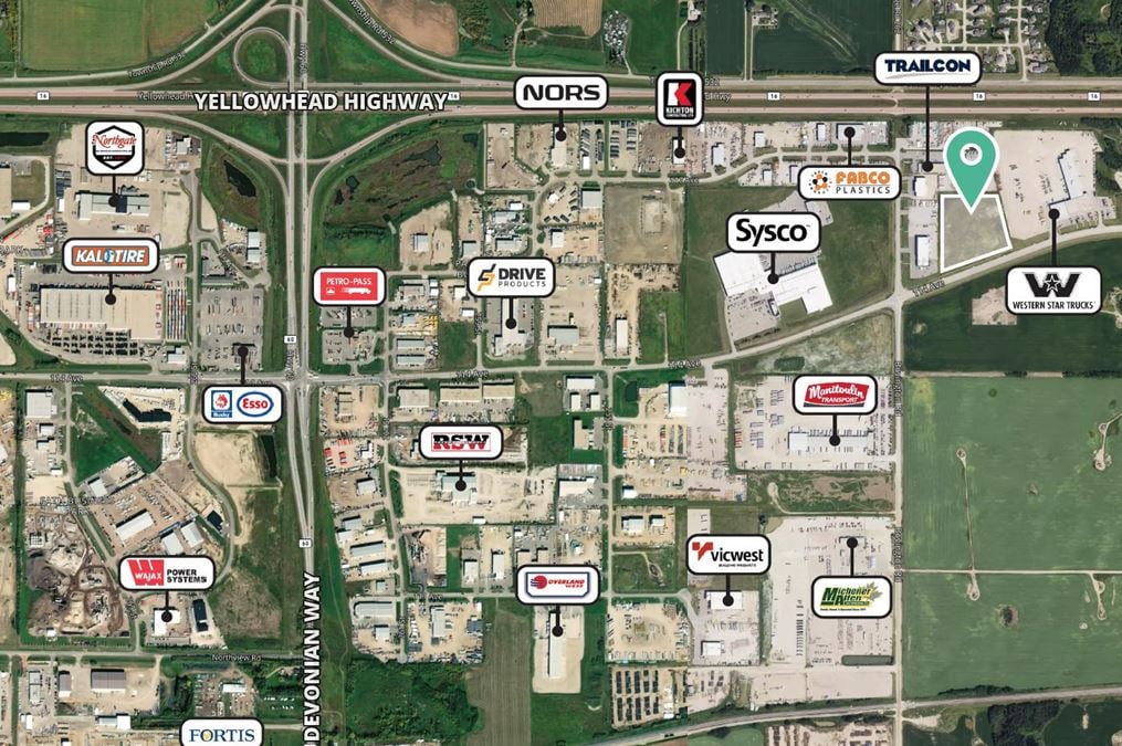 9.44 Acres Industrial Land for Sale in Acheson
