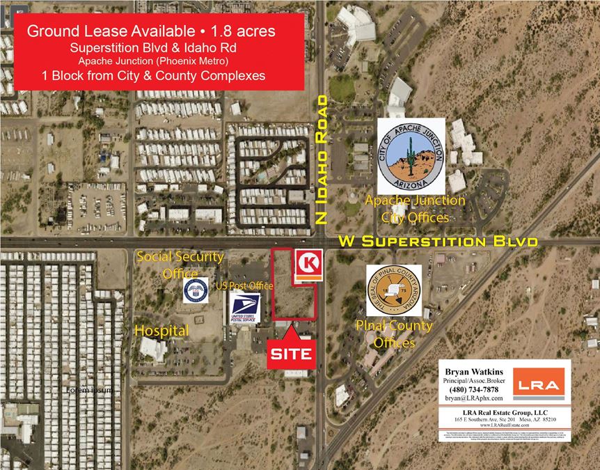 SEC Superstition & Idaho, Infill Land