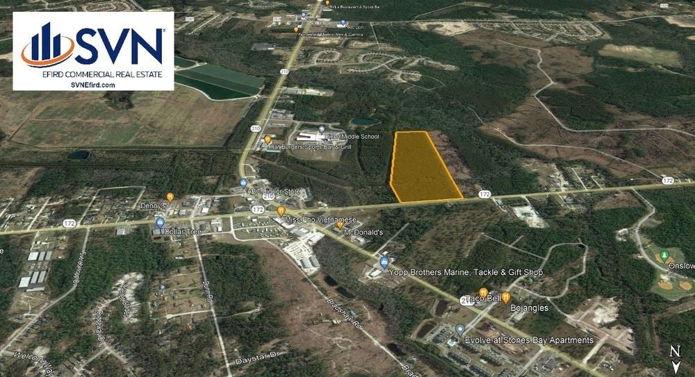 ONSLOW CO 34+ ACRE NC HWY 172 DEVELOPMENT SITE