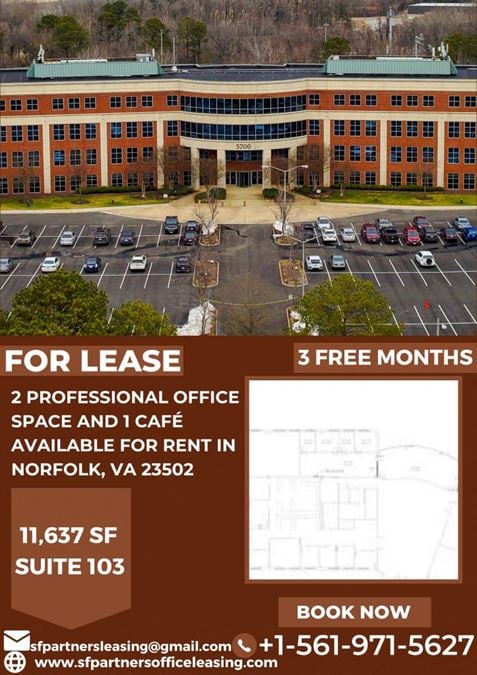 2 Professional Office Space  in Norfolk, VA 23502
