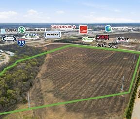 40 ACRES, ~23 BUILDABLE AC WITH IH-35 ACCESS