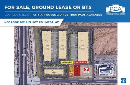 Retail space for Rent at Loop 202 & Elliot Rd in Mesa