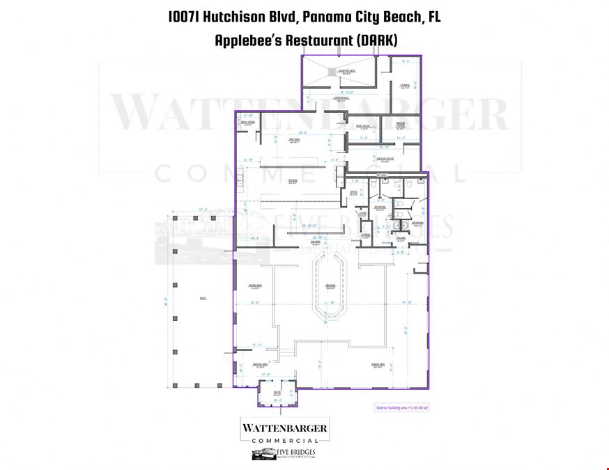 Former Applebee’s Restaurant Site | Hard Corner Panama City Beach Hutchison Blvd