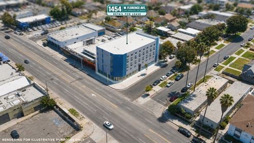±1,388 SF Retail for Lease | New Construction | Florence Ave, Los Angeles