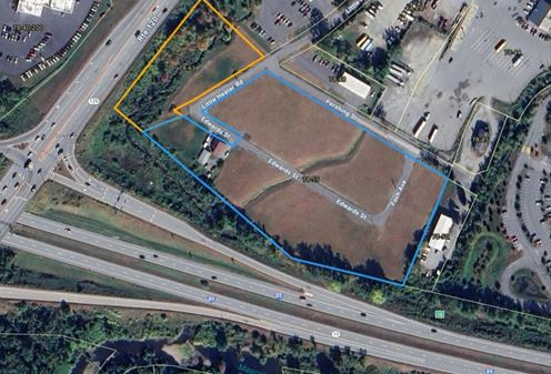 8.8 acres 100% location I-89 frontage