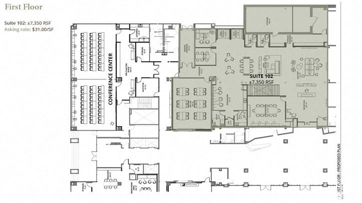Downtown Greenville Office Space for Lease at 15 S Main Street