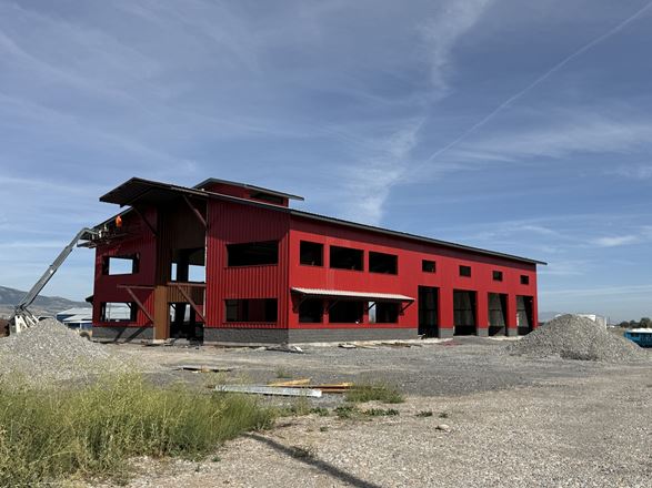 New 11,000 SF Industrial Building Under Construction | 10 Acres with Existing Improvements
