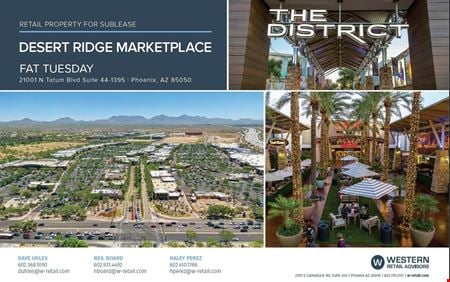 Retail space for Rent at 21001 North Tatum Boulevard in Phoenix