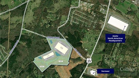 ±116 Acres of Industrial Land off Highway 25 (Greenville County)