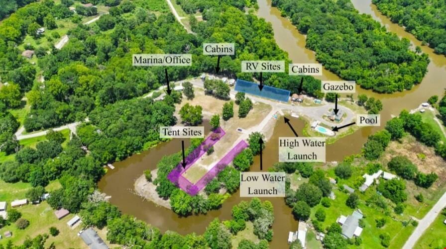 Turnkey Lakefront Recreational Property– Cabins, Sites & Endless Recreation