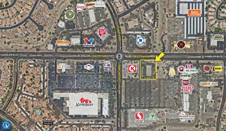 40th St & Chandler Blvd | SEC