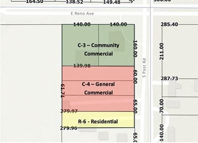 Hard Corner Redevelopment - E Reno Ave & S Post Rd